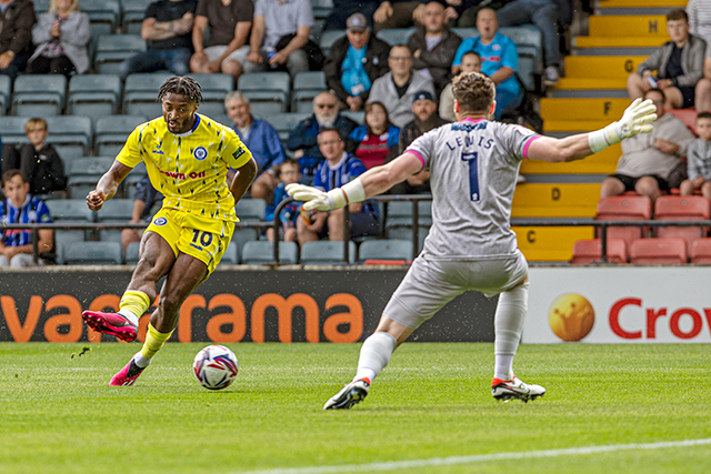 Rochdale faced Carlisle in a pre-season friendly