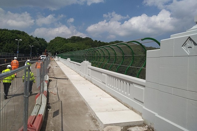 Queen's Park Bridge after restoration works to the east side