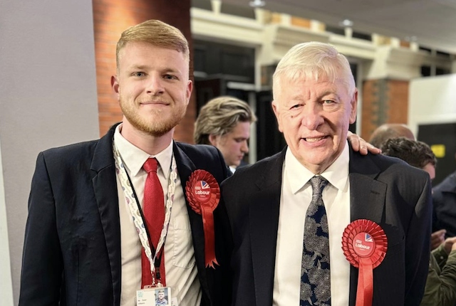 Labour’s Graham Stringer (right) wins new Blackley and Middleton South seat 