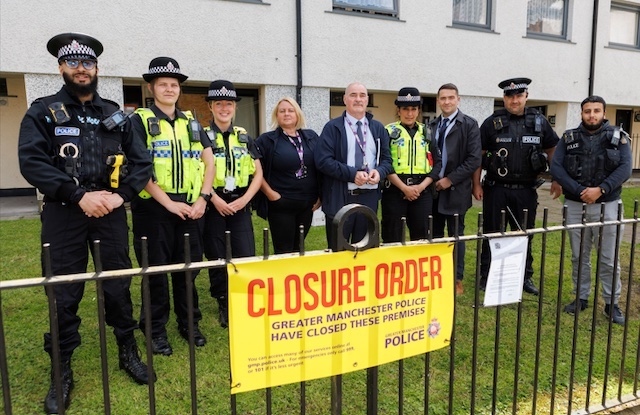 Police close two Rochdale homes citing rampant criminal activity 