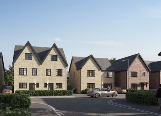 CGI of how the new Kellen Homes housing development could look in Castleton