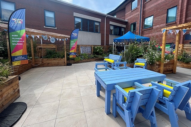 The Oasis Garden at Rochdale Infirmary