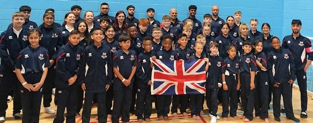 Some of the members of the Dojo squad, representing Team GB