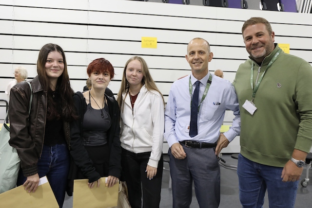 Staff and students at Wardle Academy