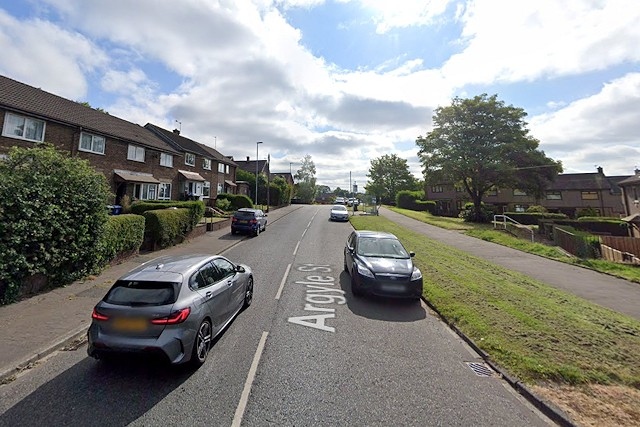 Officers were called to a disturbance on Argyle Street in Heywood