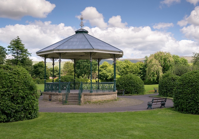 The Grade II-listed Hare Hill Park bandstand in Littleborough will be restored.