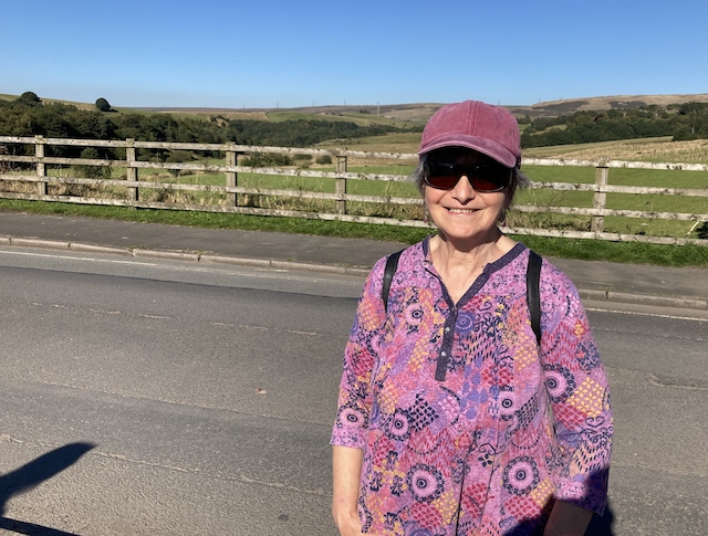 Liz Dale at Hollingworth Lake