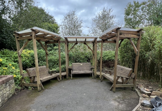 The Springhill Hospice sensory garden.