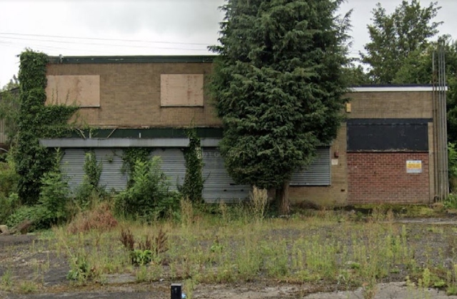 Former transport depot off Greenhill Road in Middleton