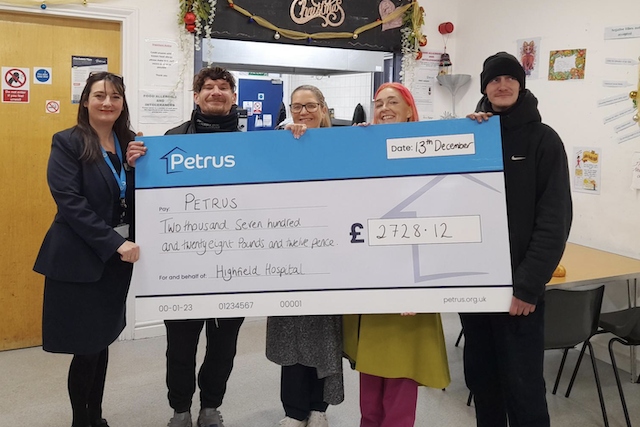 The team united their community to make an incredible difference for Petrus
