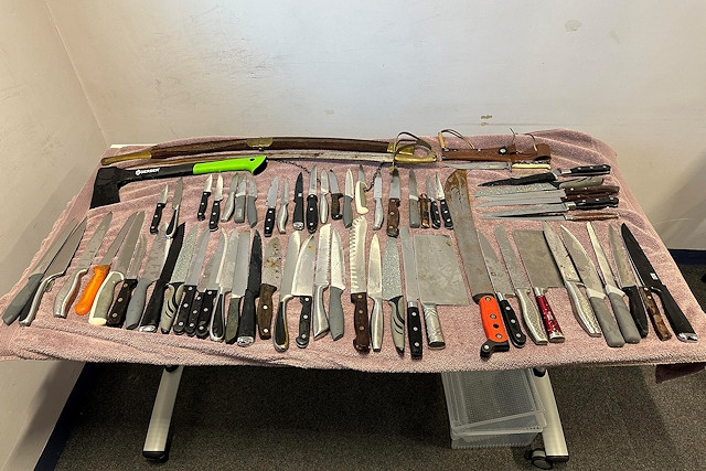 Knives surrendered in the Rochdale borough