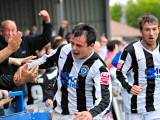 Ecstatic: Chris Dagnall celebrates his injury time winner