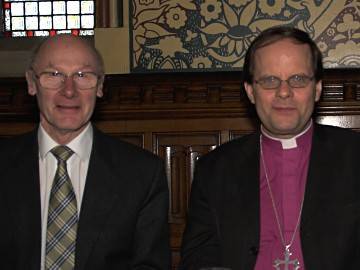 Cllr James Gartside & Right Rev Michael Lewis - Bishop of Middleton