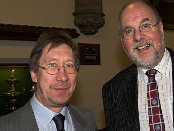 Artist Geoff Butterworth & Solicitor/Rochdale Online Director John Kay