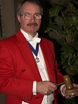 Toastmaster Alan Calow