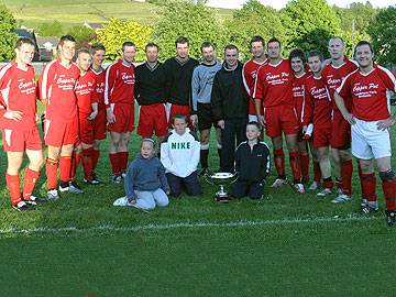 The winning Copperpot team with the RO Cup