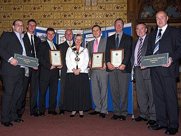 Rochdale Civic Society Award Winners with Mayor Jean Hornby