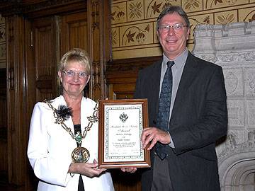 Andrew Horridge, Miller Homes with Mayor Jean Hornby