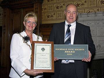 Stephen Taylor, Redbrook House with Mayor Jean Hornby