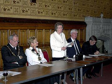 Chairwoman, Dorothy Greaves and Distinguished Guests