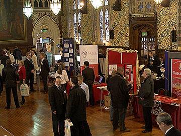 The exhibition in the Great Hall