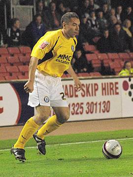 On the ball - Rory Prendergast rescued a point for Rochdale