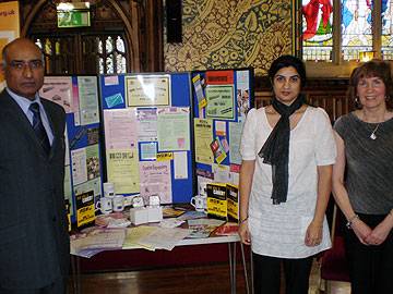 Mr Shihid Mahmood, Mrs Najma Mahmood and Mrs Verena Butterworth from Carers Resource Rochdale