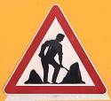 Roadworks Sign