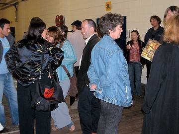 Guests at Glass Eye's Moss Bridge Mill studio