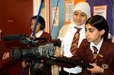 Cara Holt, Ricky Williams and Rizwan Khan get to grips with the video equipment