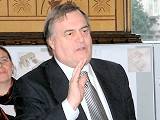 Deputy Prime Minister John Prescott at Rochdale Town Hall in 2004