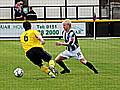 Injury worry: David Perkins in action against Southport, his only pre-season game thus far