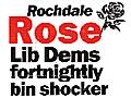 Simon Danczuk's Rochdale Rose leaflet