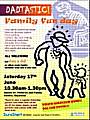 Dadtastic family fun day poster