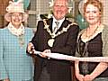 Mayoress, Beryl Wright, Mayor, Ashley Dearnley and Jenny McAlpine (Fizz)