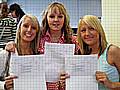 St Cuthberts A-Level Students, Emma Johnson, Ashley McDermott & Kirsty McCormack