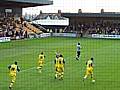 Torquay players enter the field ahead of the game