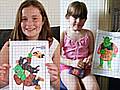 Shrek competition winners Celeste Jones & Gemma Holden