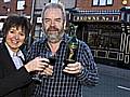 Graham Rawlinson and Julie Evans outside Brown’s No 1