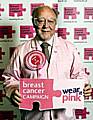 Jim Dobbin MP promoting the 'wear it pink' campaign.