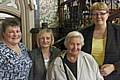 Councillors Irene Davidson and Angela Coric alongside Anna Kecyk (Chair of Friends of Lviv) and Oksana Paraszczak (survivor of Holodomor) at last night's Council meeting.