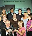 The Leopold Court Homelessness Team receive ‘Best Overall Team’ at the Rochdale Borough Council Customer Service Awards.