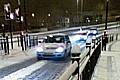 Snow causes difficult driving conditions at Sudden junction at 7.00am