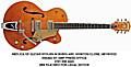 A Gretsch Brian Setzer 6120 guitar similar to the one stolen in the Heywood burglary