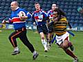 Action from the Rochdale Swarm versus Fijians game