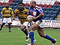 Action from the Rochdale Swarm versus Fijians game earlier this year.