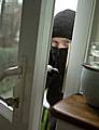 A burglar targets an insecure property