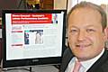 Simon Danczuk shows off his campaign website