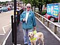 Mr Salt and his guide dog Ossie