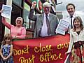 Ann Sutton, Paul Rowen MP and Councillor Greg Couzens with his daughters